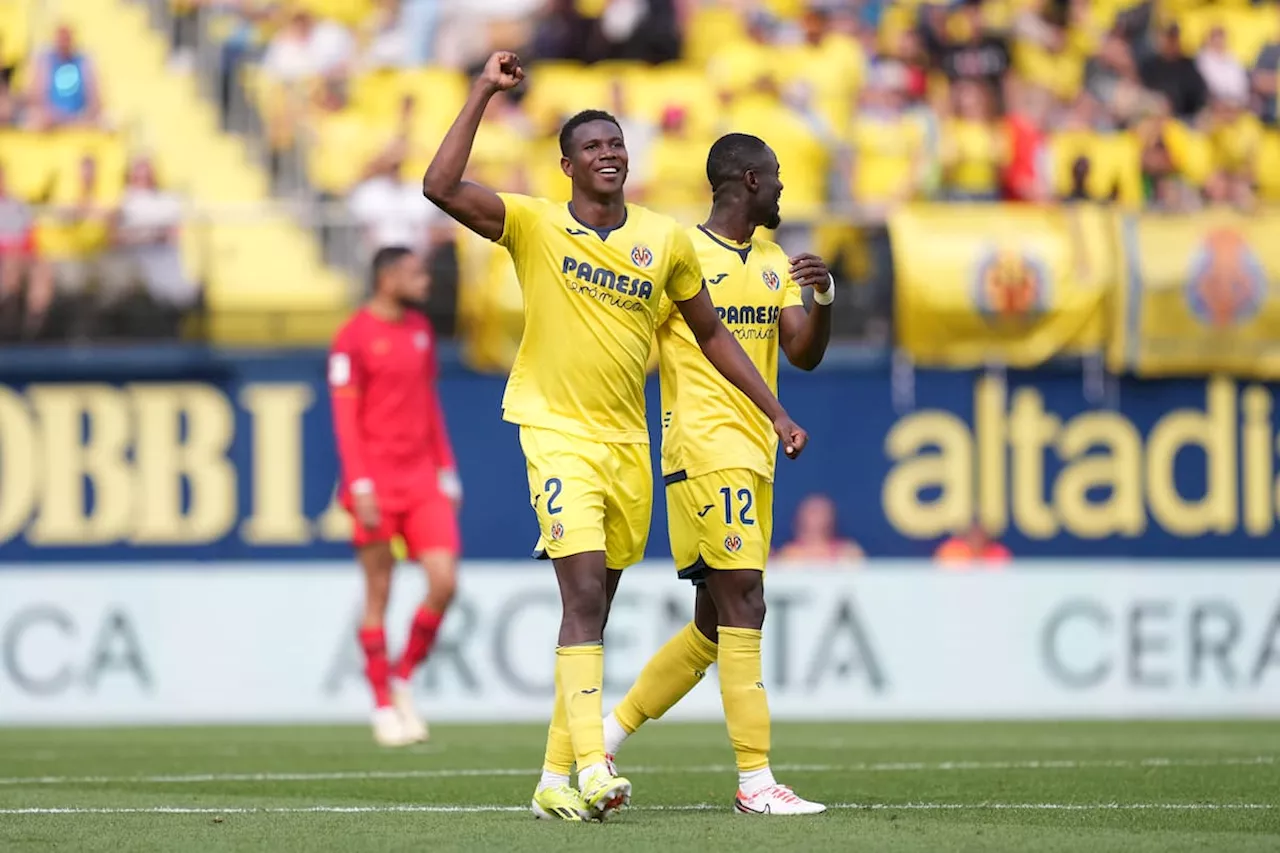 Video: Yerson Mosquera le ganó el duelo a Sergio Ramos y marcó golazo con el Villarreal