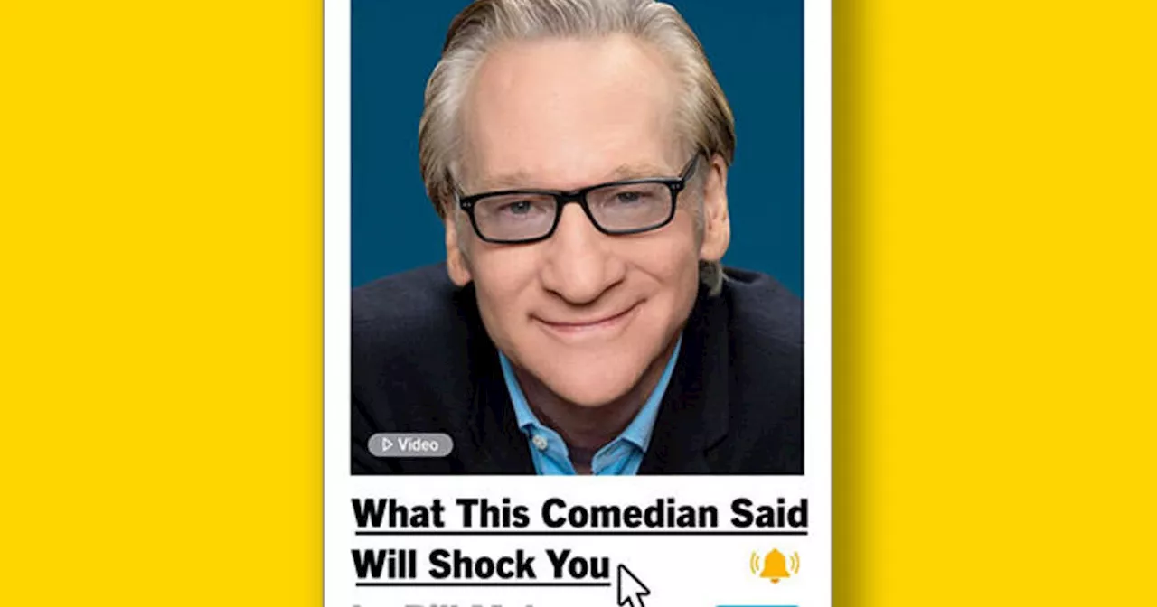 Book excerpt: 'What This Comedian Said Will Shock You' by Bill Maher