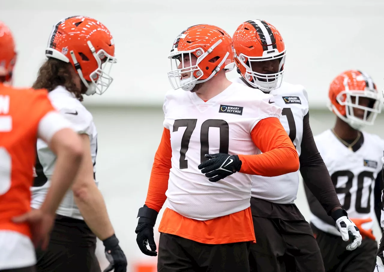 How Zak Zinter fared at Browns rookie minicamp coming off of broken leg, and what he’s looking forward to