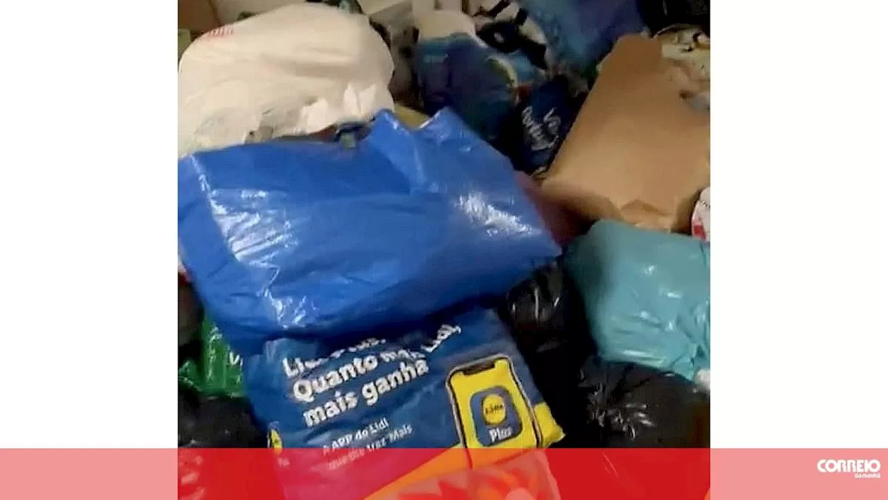 Bens recolhidos no Algarve para vítimas de cheias no Brasil sem transporte