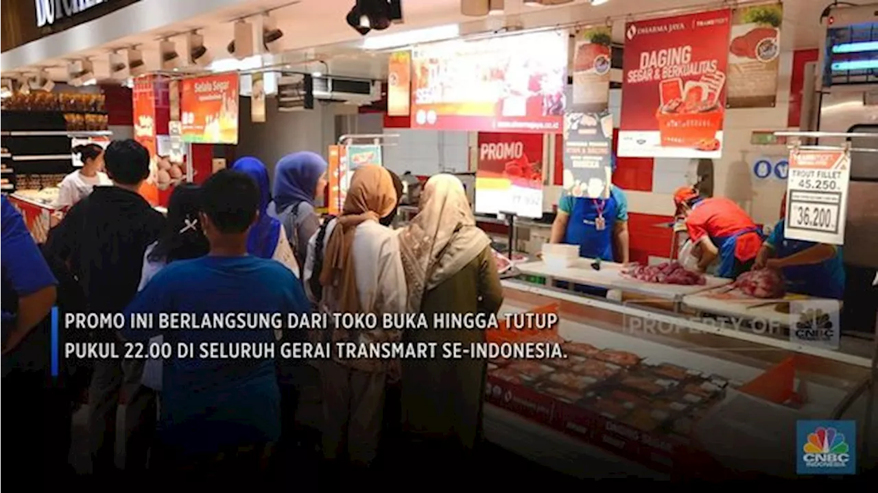 Ada Diskon 50%+20%, Harga Daging Cuma Segini di Transmart