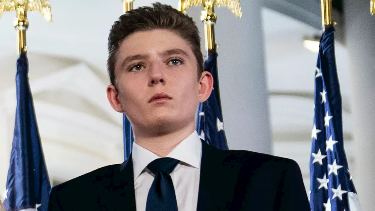 Barron Trump rechaza ser delegado en la Convención Nacional Republicana