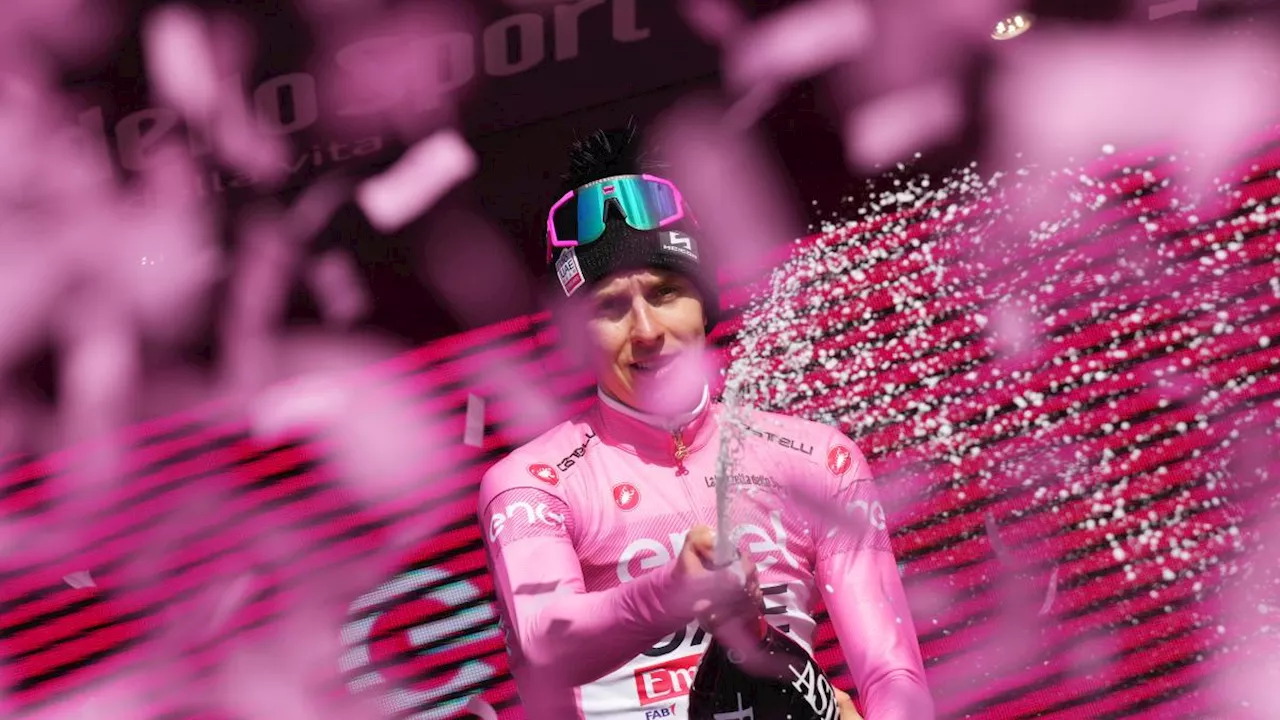 Giro d'Italia 2024, Pogacar vince la tappa Spoleto-Prati-di Tivo