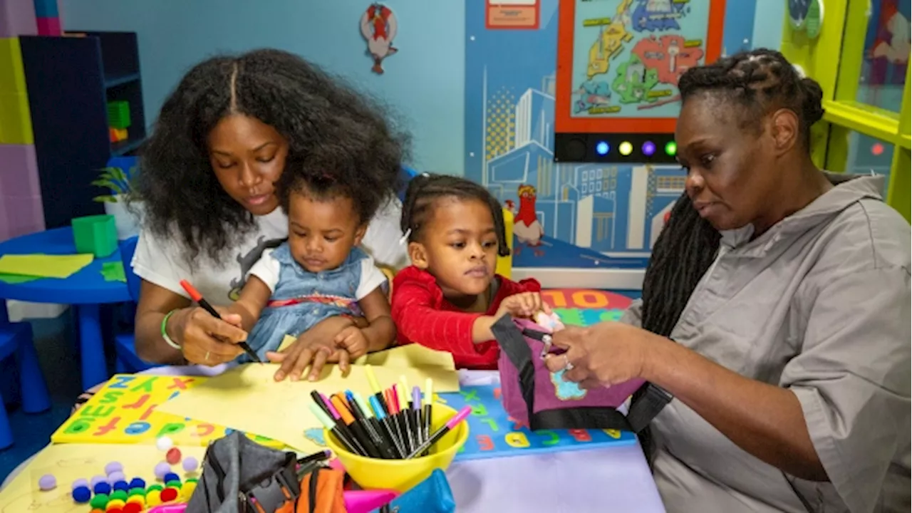 Rikers Island jail gets a kid-friendly visitation room ahead of Mother's Day