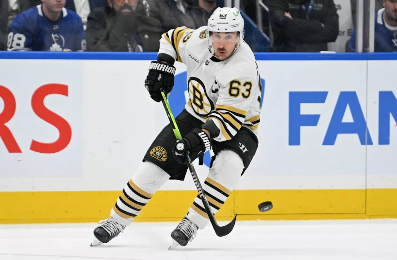 Bruins’ Marchand leaves Game 3 against Panthers with upper-body injury