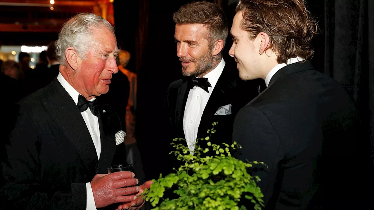 Revealed: King Charles met David Beckham privately while Prince Harry was in Britain