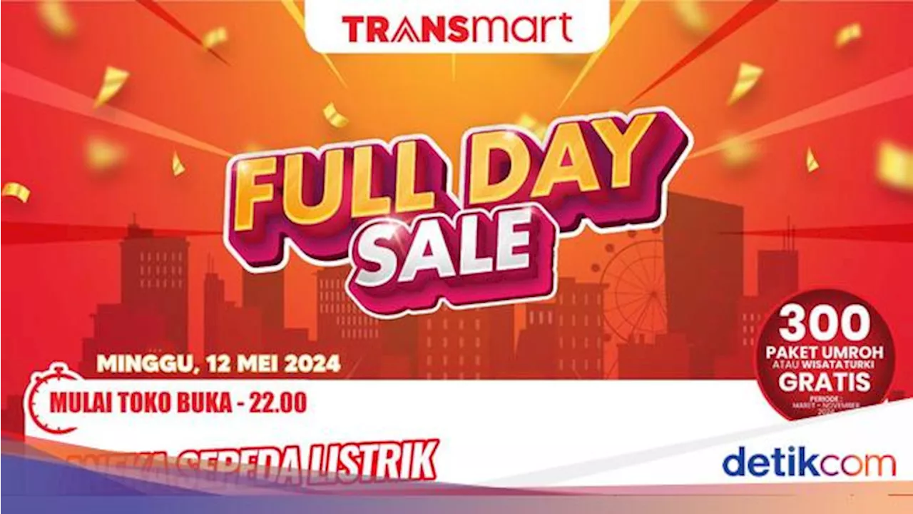 Sepeda Listrik Harga Miring Cuma di Transmart Full Day Sale