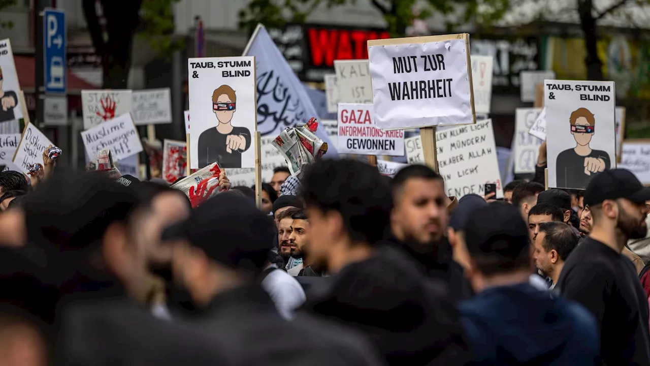 Rund 2.300 Teilnehmer bei Demonstration von Islamisten in Hamburg