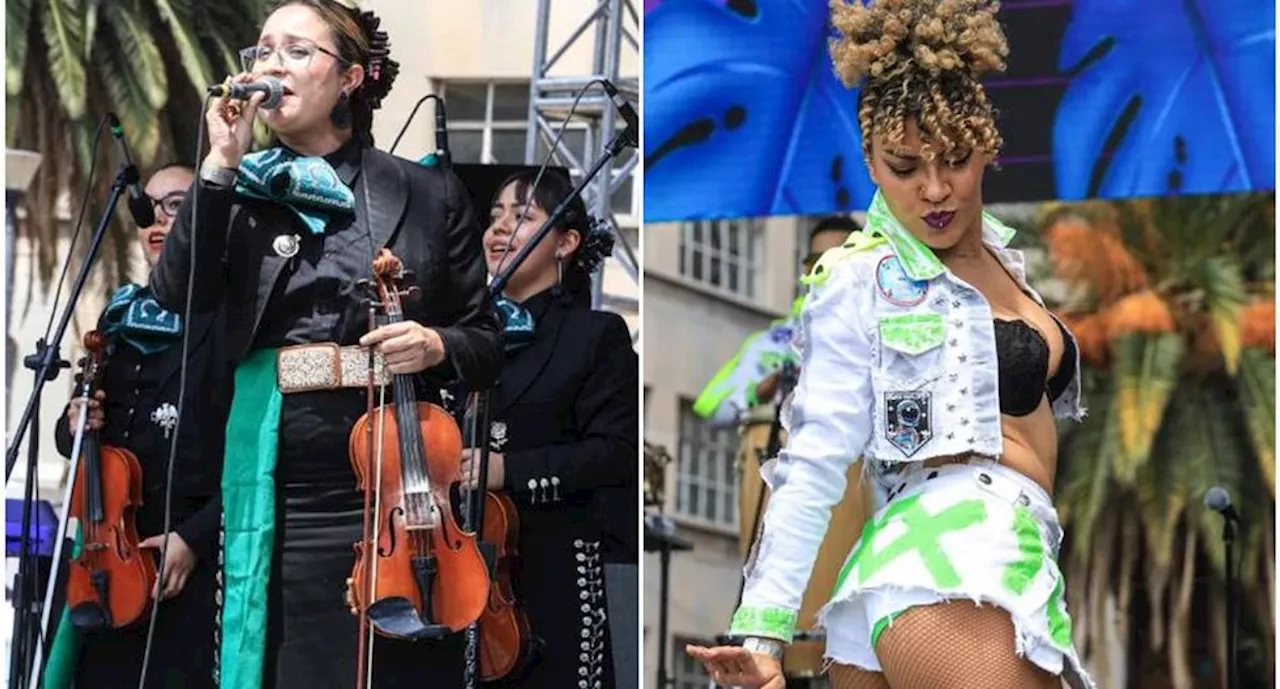 Con mariachi y cumbia arranca el baile dedicado a las madres en el Monumento a la Revolución