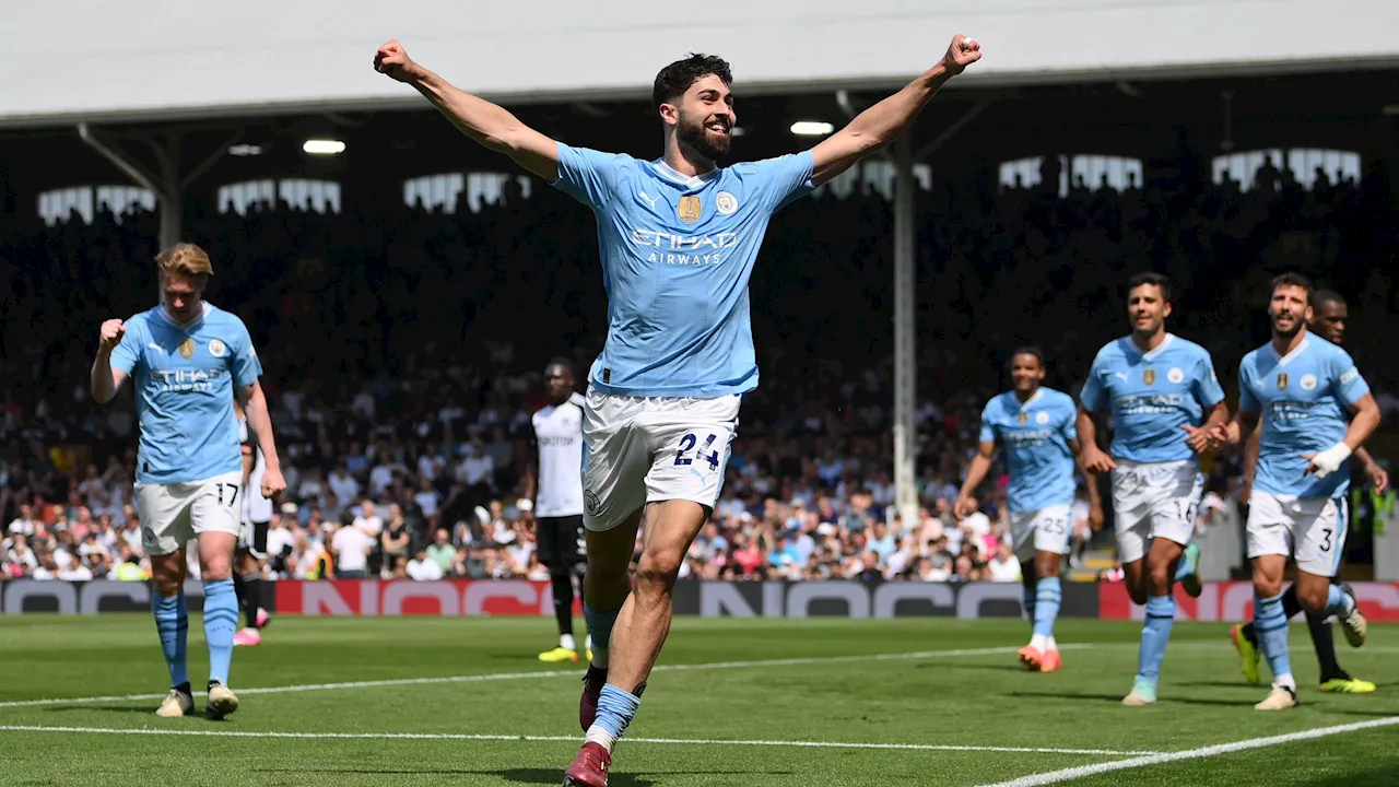 Manchester City deklassiert den FC Fulham und schnappt sich Tabellenführung von Arsenal - Gvardiol trifft doppelt