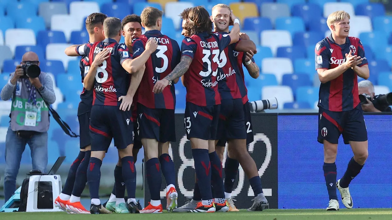 Napoli-Bologna 0-2: Ndoye e Posch in 12 minuti, la qualificazione in Champions League è a un passo