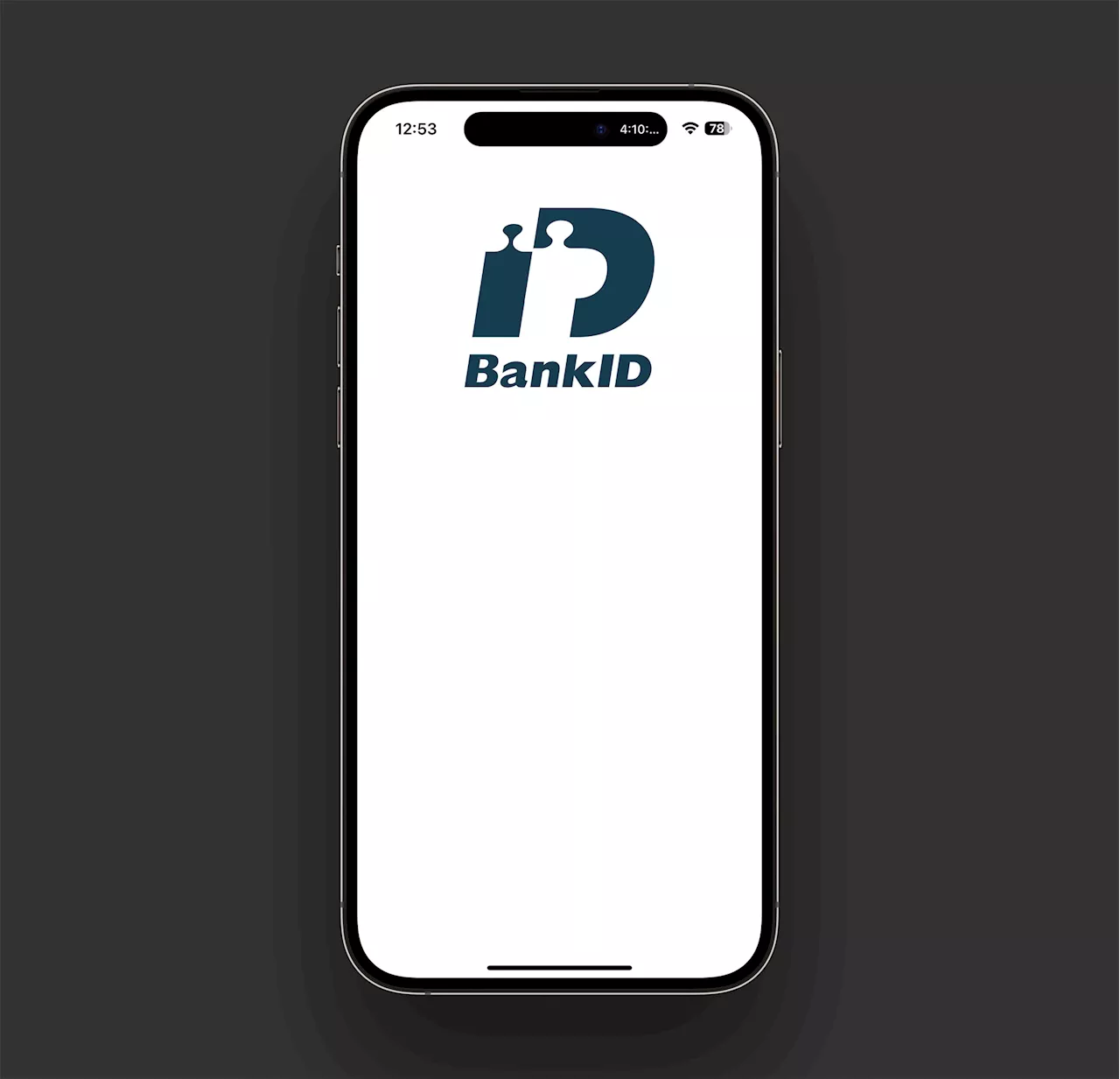 Bank ID ligger nere. Oops.
