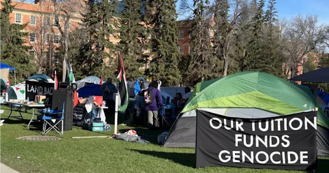 Pro-Palestinian encampment at University of Alberta dismantled by Edmonton police