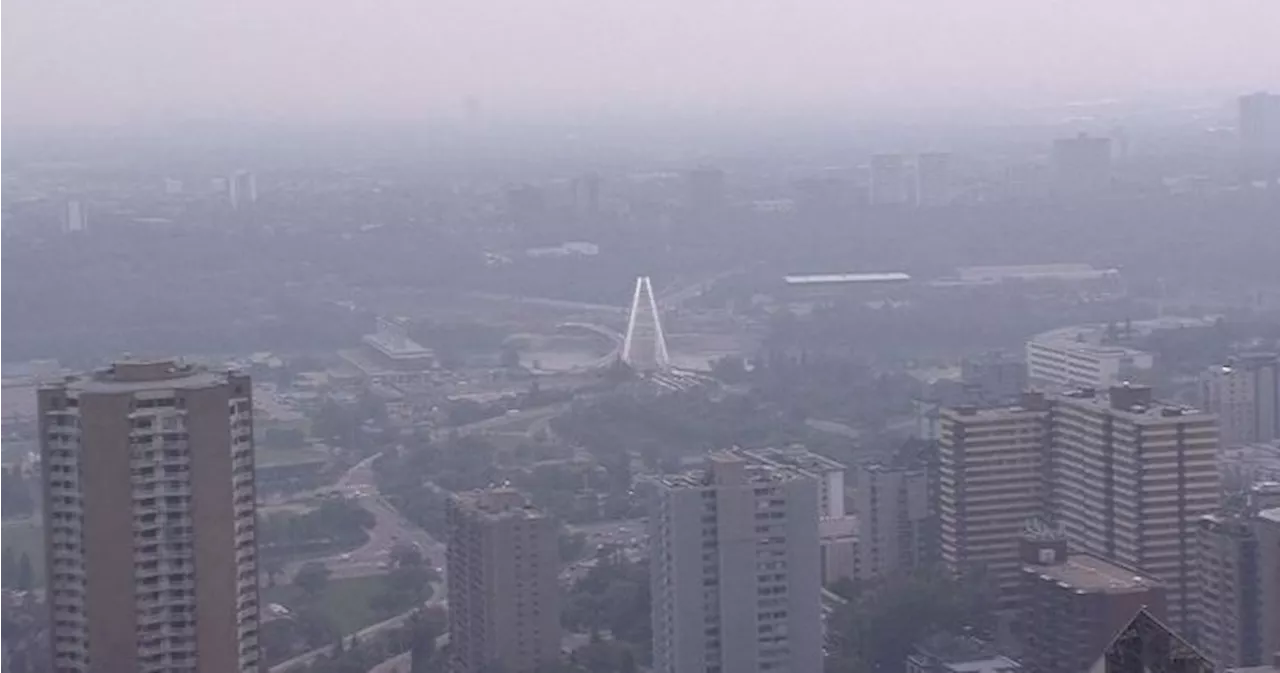 Wildfire smoke prompts air quality advisory for Edmonton and surrounding area