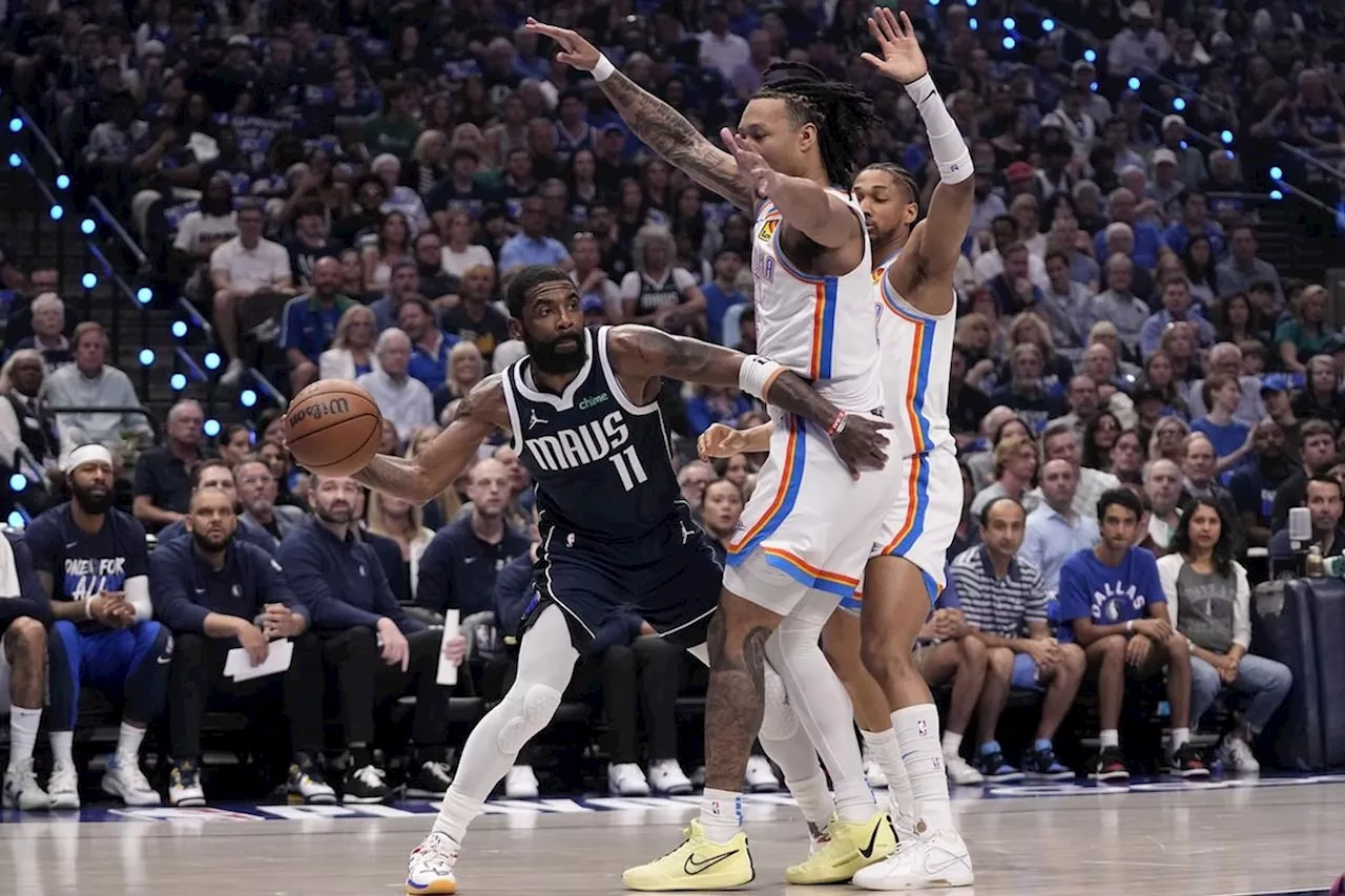 Kyrie Irving and Luka Doncic help Mavs hold off Thunder again for 2-1 lead in West semis