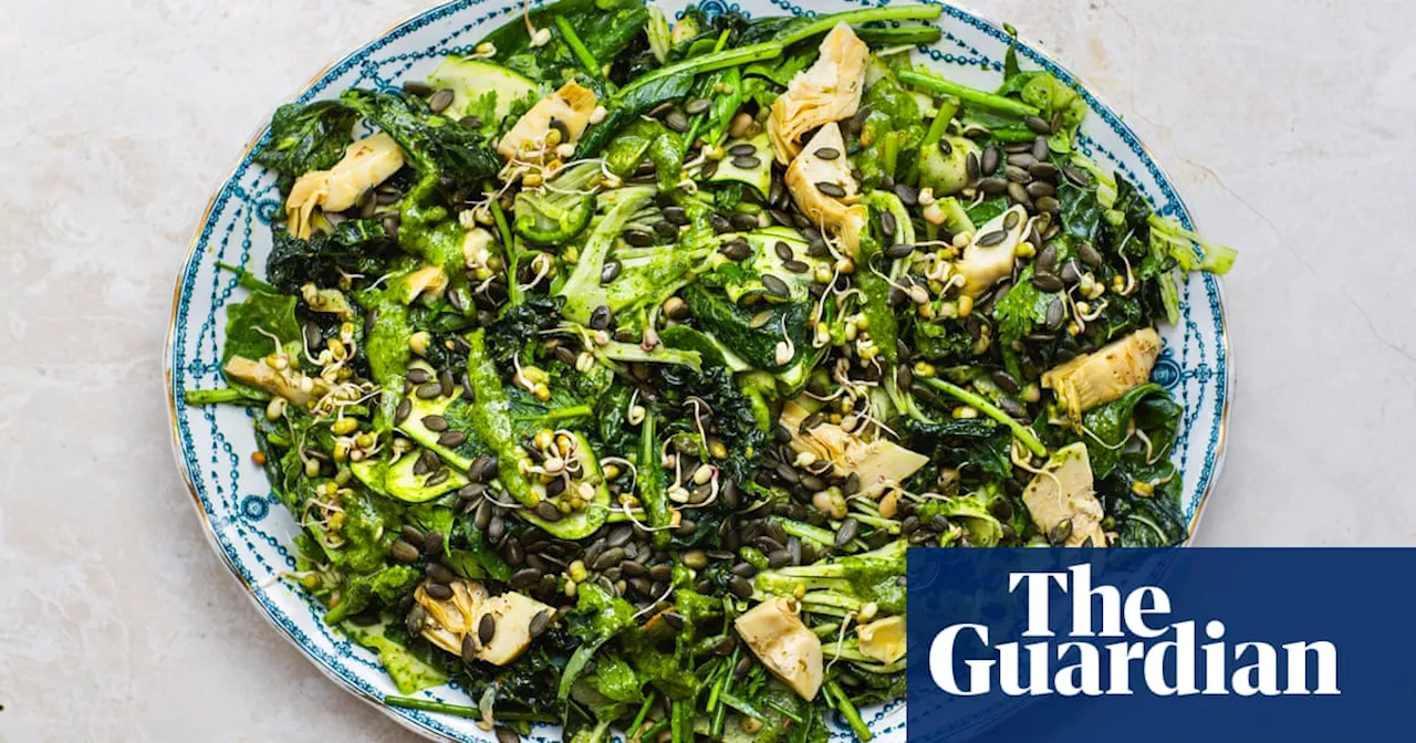 How to turn tough asparagus ends and herb stalks into a vibrant salad dressing