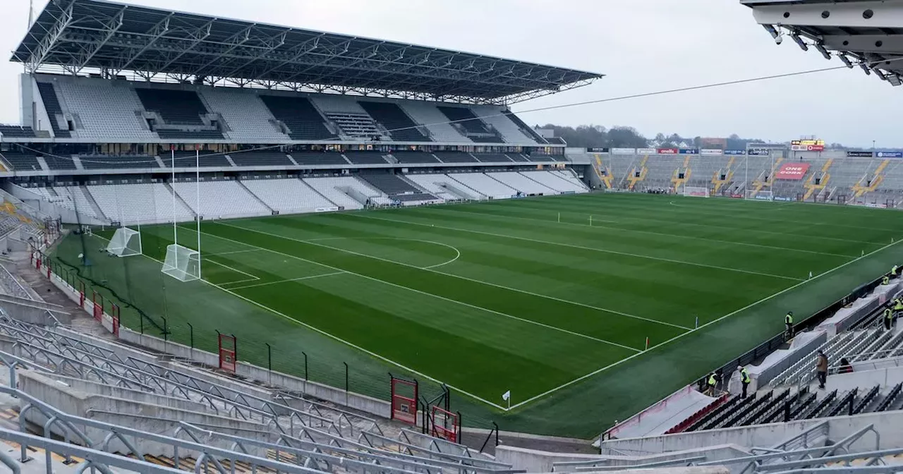 What time and TV channel is Cork v Limerick on today in the Munster SHC?