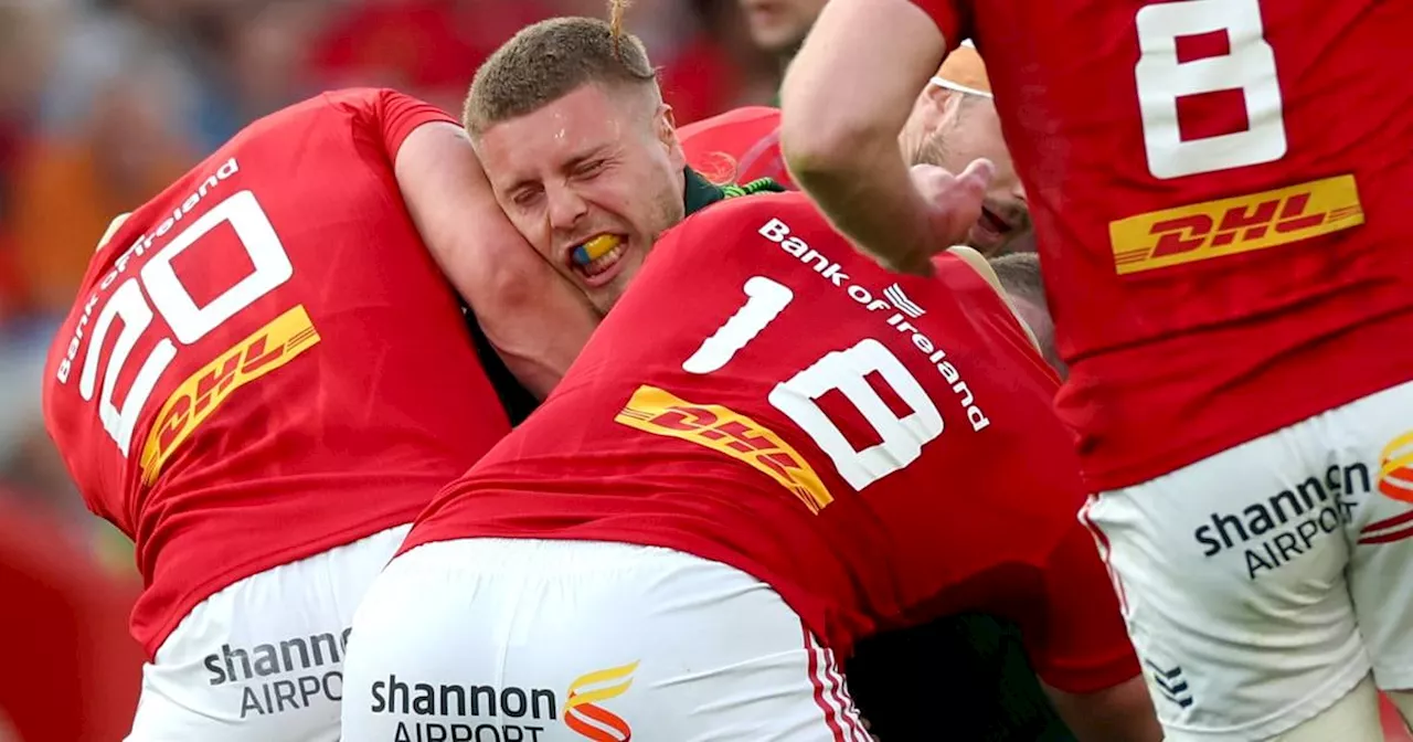 Connacht capitulate as Munster run in seven tries in Thomond thumping