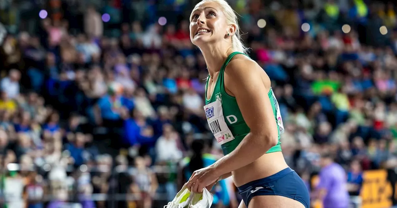 Sarah Lavin finishes fifth in Doha Diamond League then face plants onto track