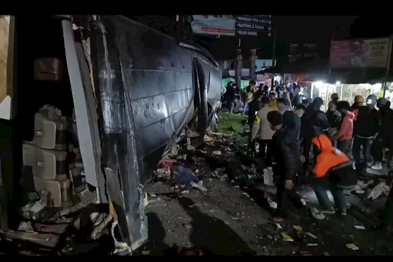 Kecelakaan Bus Pariwisata di Subang, 4 Orang Meninggal di Lokasi