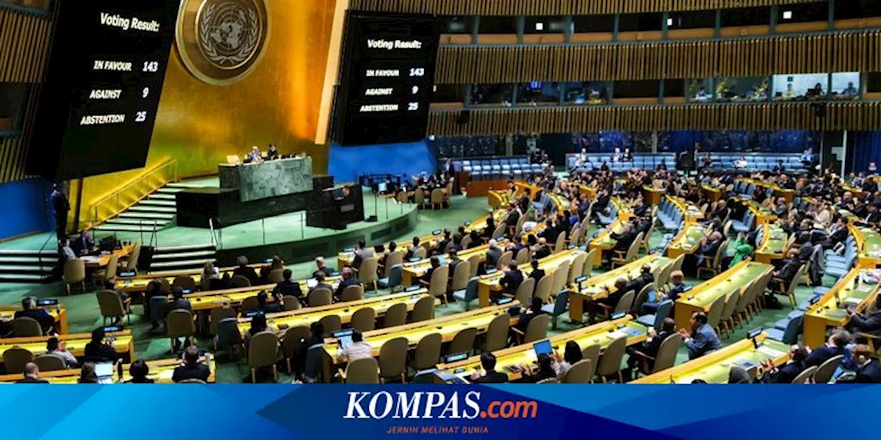 9 Negara yang Tolak Dukung Palestina Jadi Anggota PBB di Sidang Majelis Umum PBB