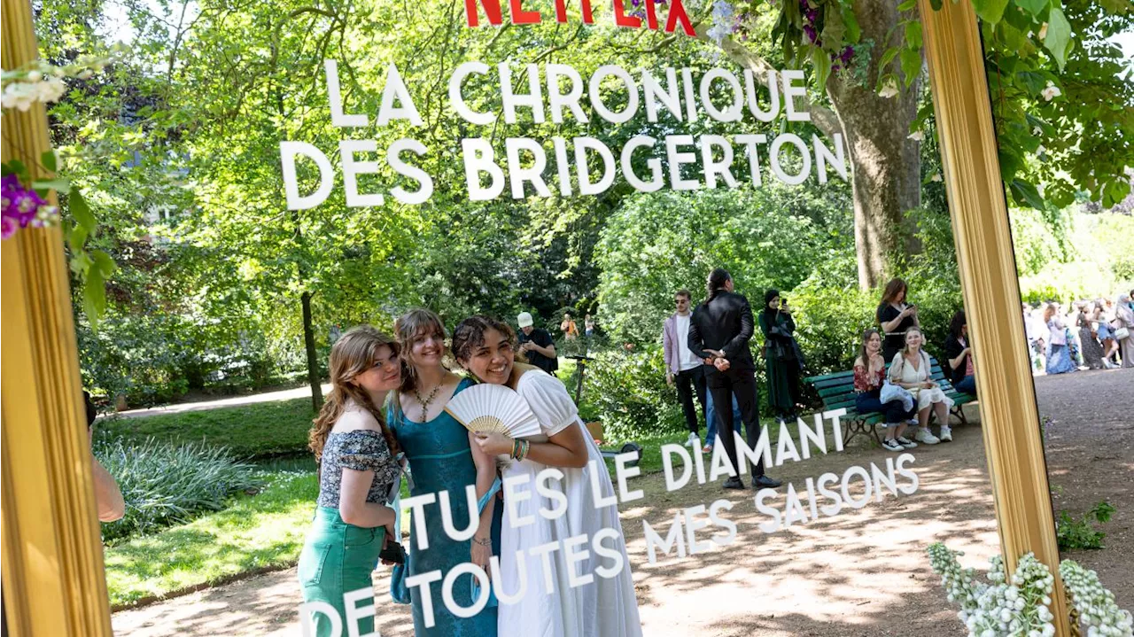 Le lancement de la saison 3 de « La chronique des Bridgerton » enflamme le jardin Vauban