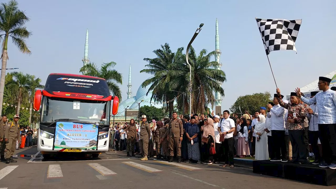 440 Calon Jemaah Haji Asal Kota Tangerang Diberangkatkan sebagai Kloter Pertama Provinsi Banten