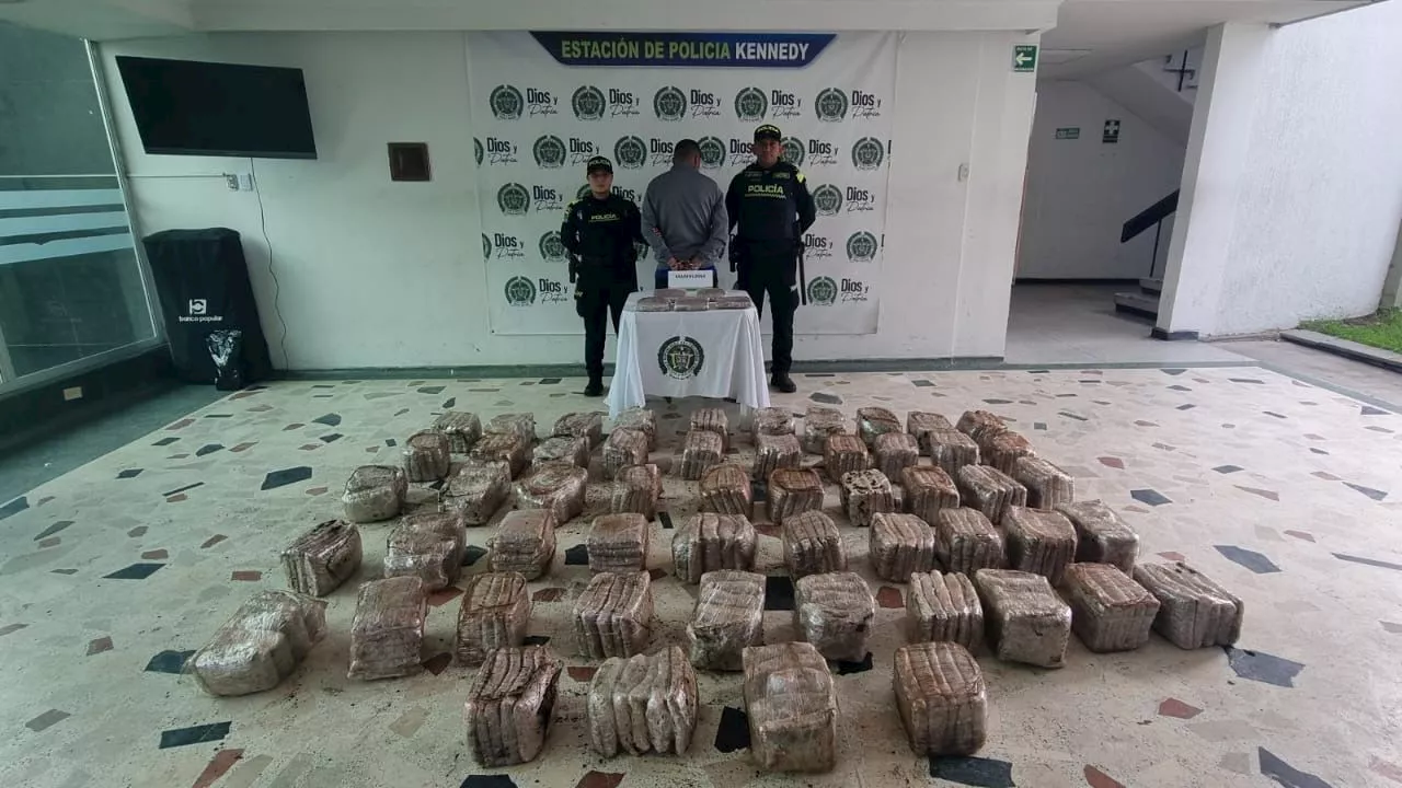 Policía halló 100 kilos de alucinógenos en una vivienda de Bogotá