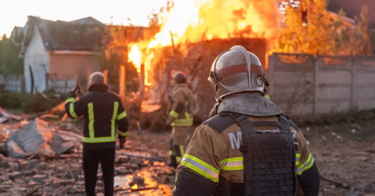 Fighting rages near Ukrainian city of Kharkiv as Russia reports deaths in border regions