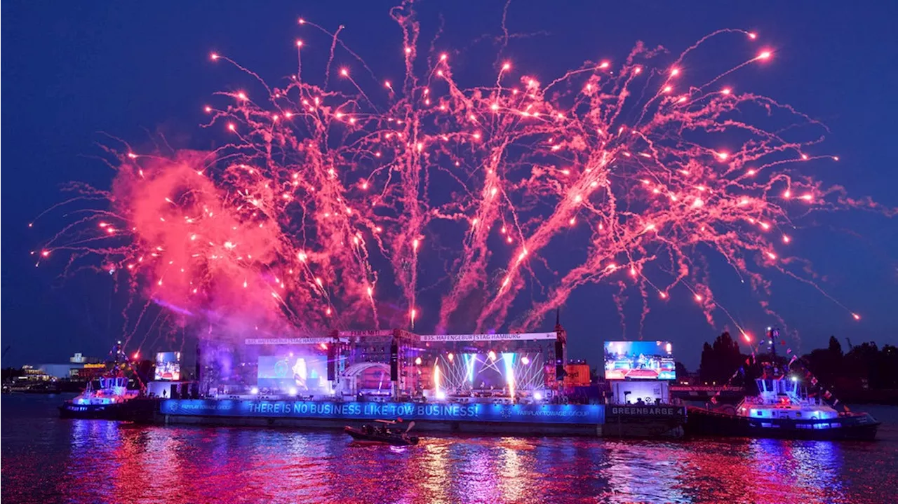 Hafengeburtstag: Zweiter Tag geht mit Scooter und Feuerwerk zu Ende