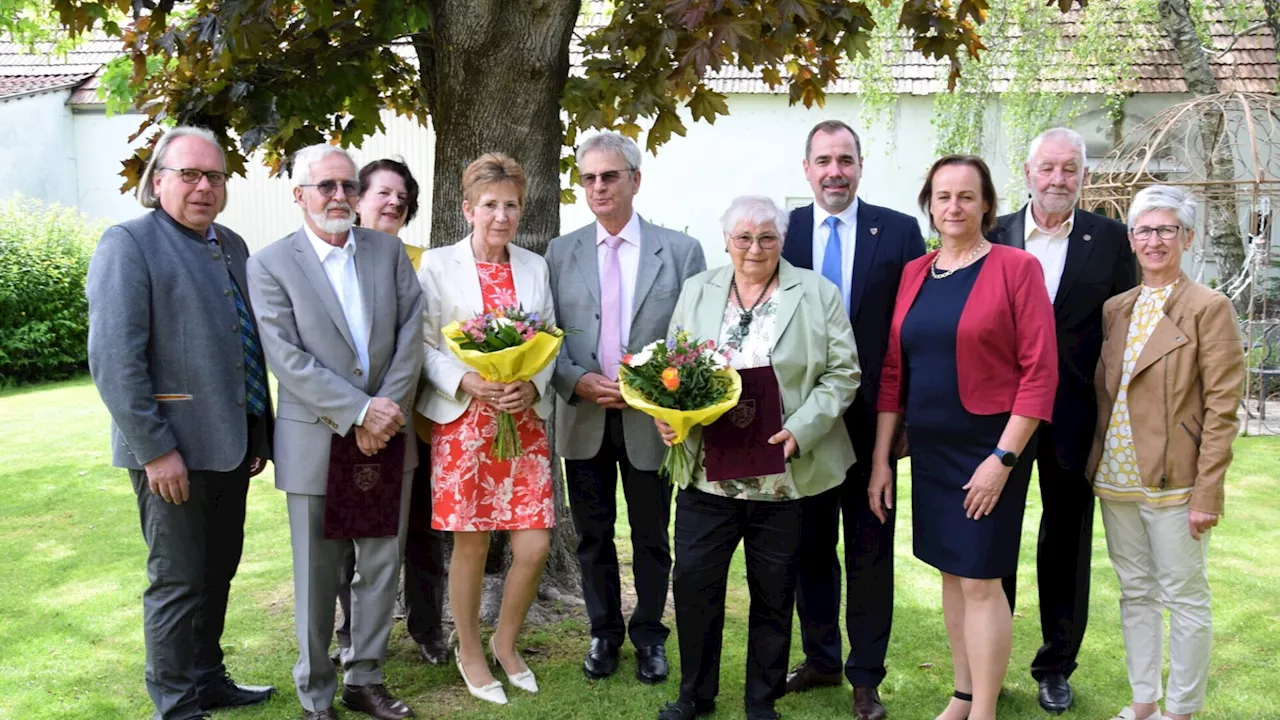 Gemeinde Berg ehrt ihre Jubilare