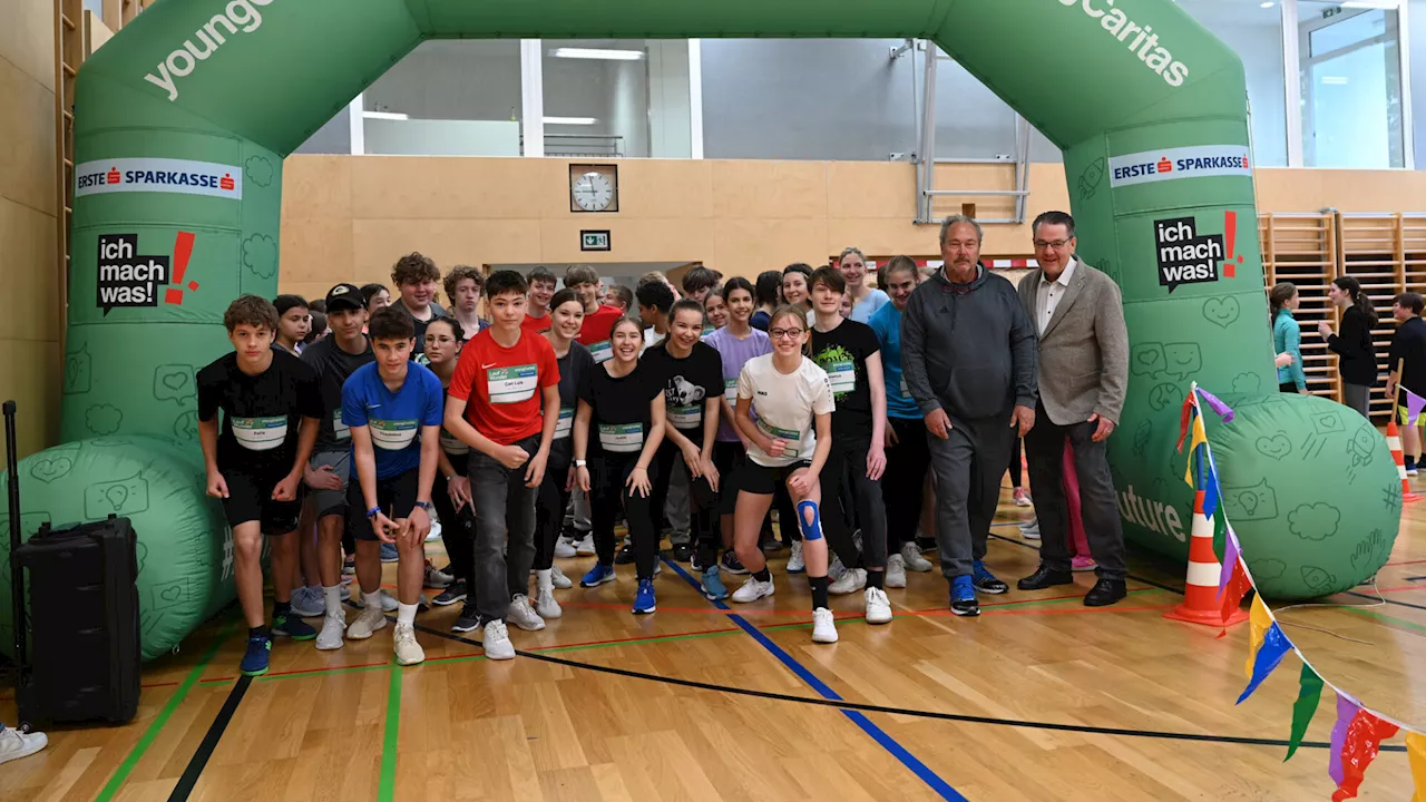 Gumpoldskirchner Schüler sporteln für den guten Zweck