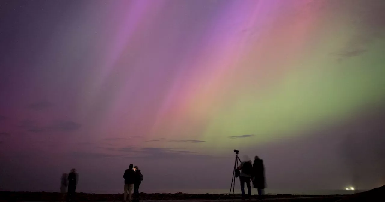 Northern lights delight people around UK after geomagnetic storm