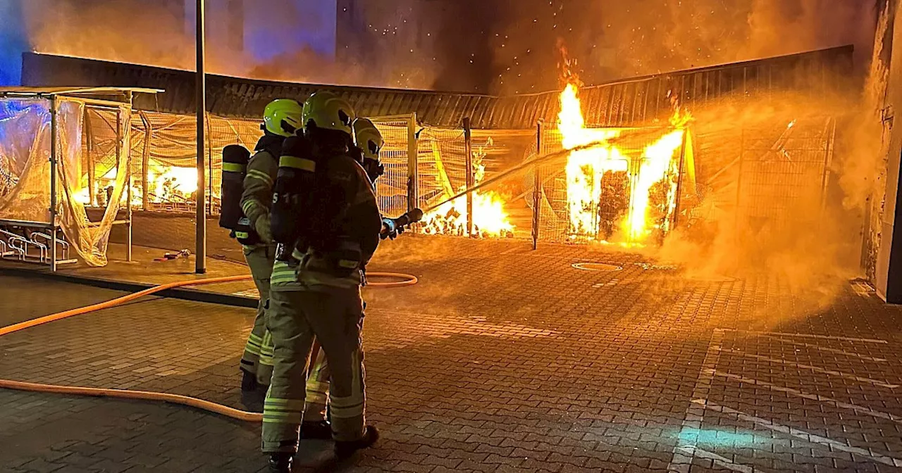 Brand neben dem Welcome-Hotel in Paderborn: Gäste zeitweise evakuiert