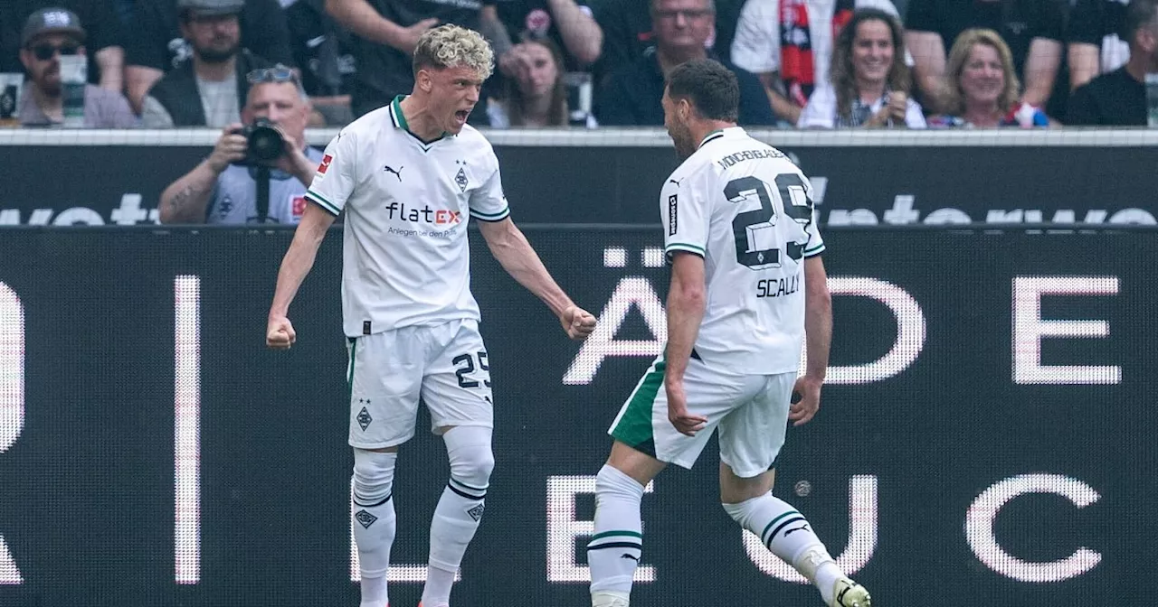 Mönchengladbach nach 1:1 gegen Frankfurt endgültig gerettet