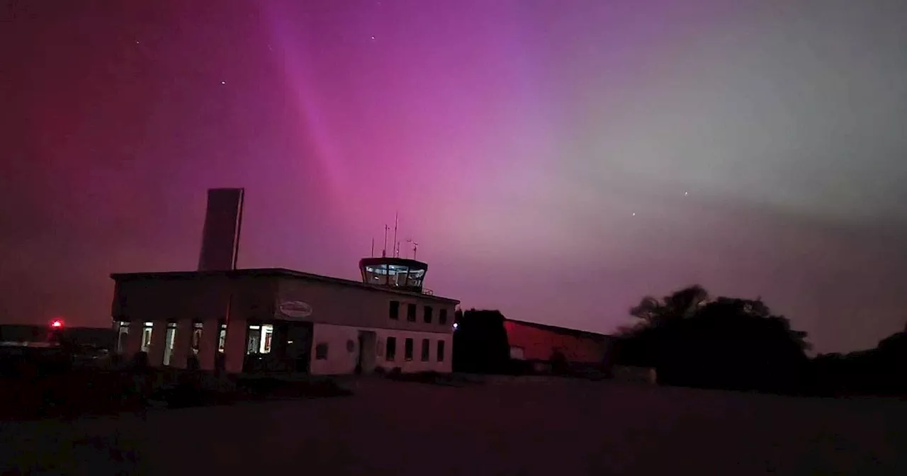 Polarlichter über dem Kreis Höxter