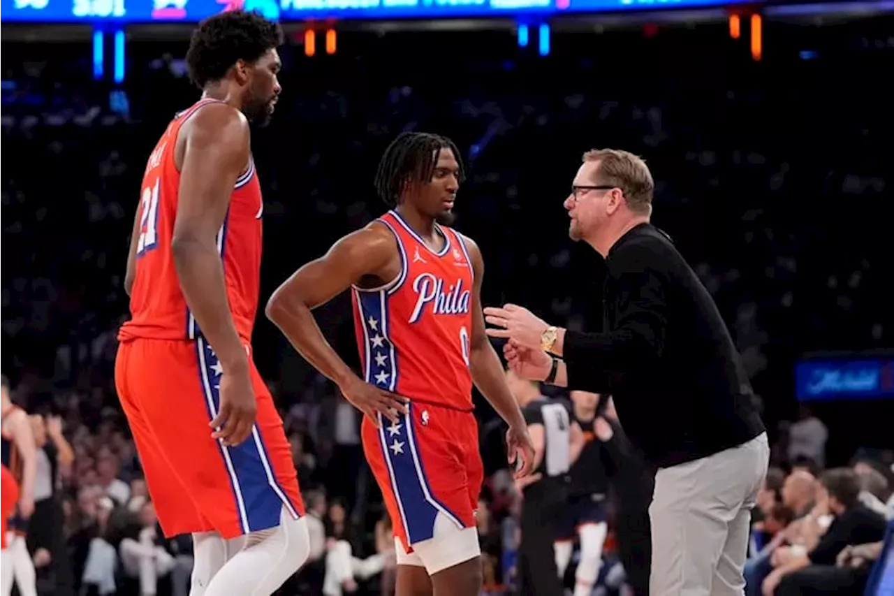 Nick Nurse did a good job with the Sixers, especially Joel Embiid and Tyrese Maxey