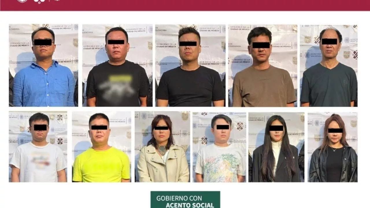 Catean inmueble usado para vender droga y prostitución en la CDMX; detienen a 11 chinos (Video)