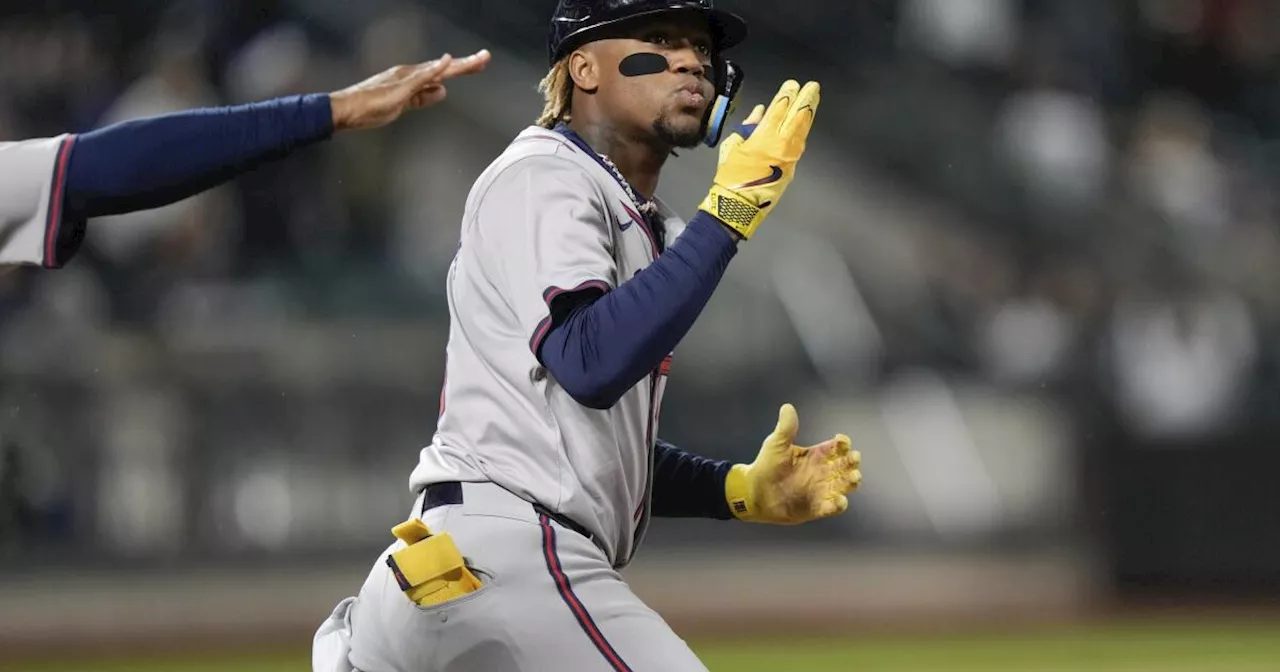 Acuña, Albies y Olson pegan jonrones en la 3ra; Bravos se imponen 4-2 a Mets