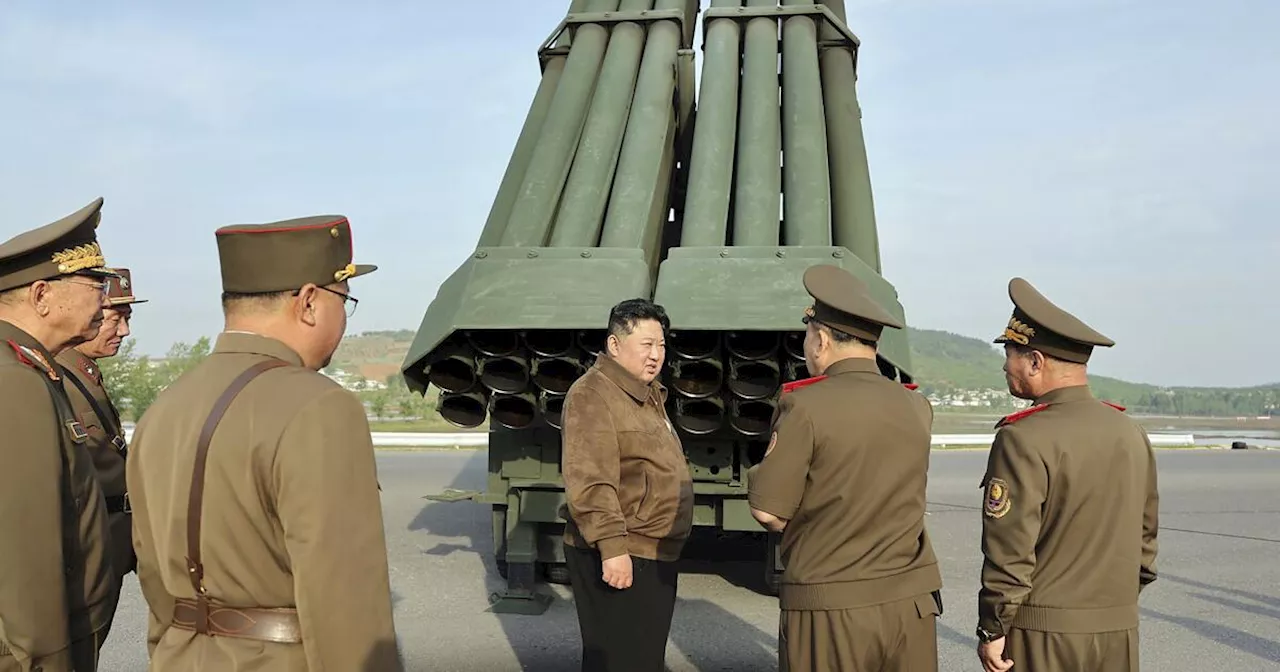 North Korean leader Kim supervises latest test of new multiple rocket launcher