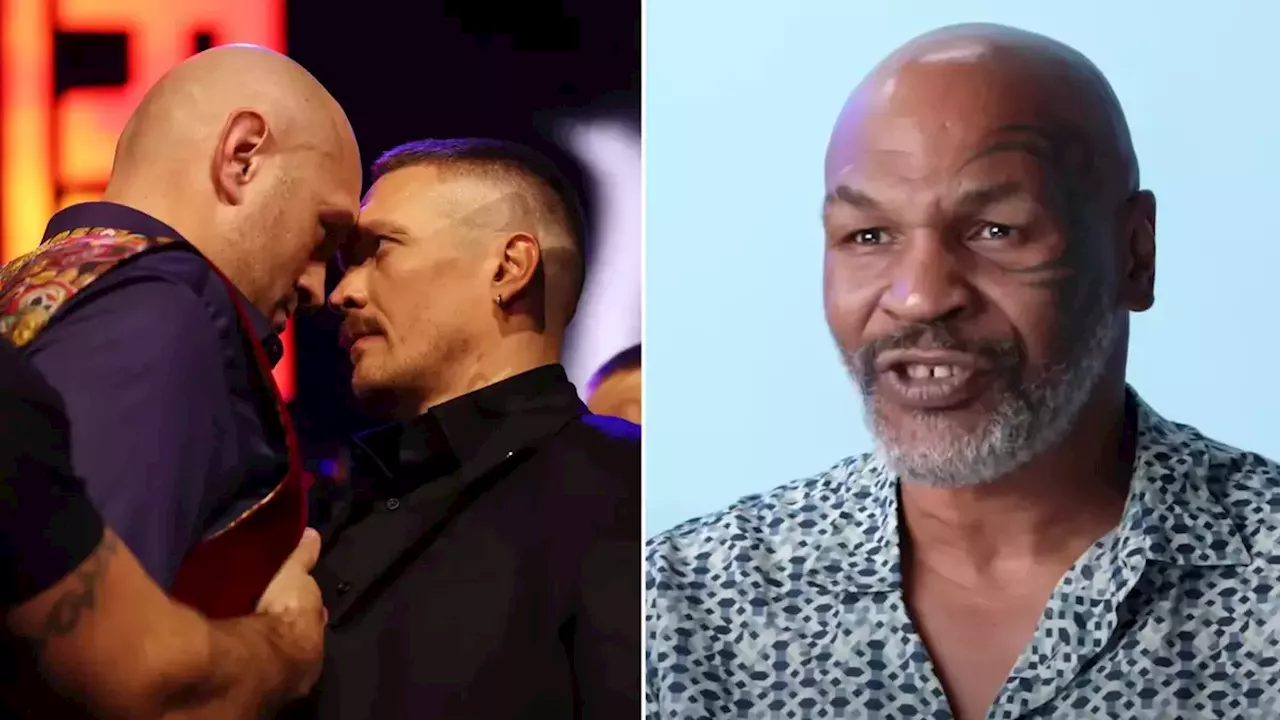 Mike Tyson made bold Tyson Fury vs Oleksandr Usyk prediction after expertly breaking down fight