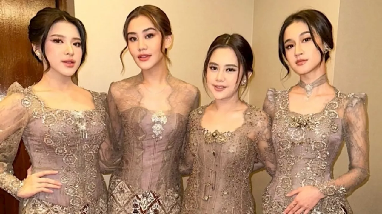 9 Potret Adu Gaya Bridesmaid Mahalini, Aaliyah Massaid Paling Disorot