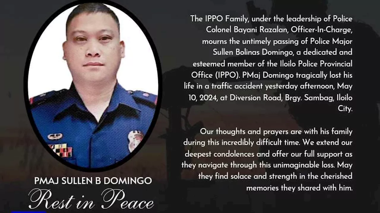 Iloilo cop dies in tragic accident