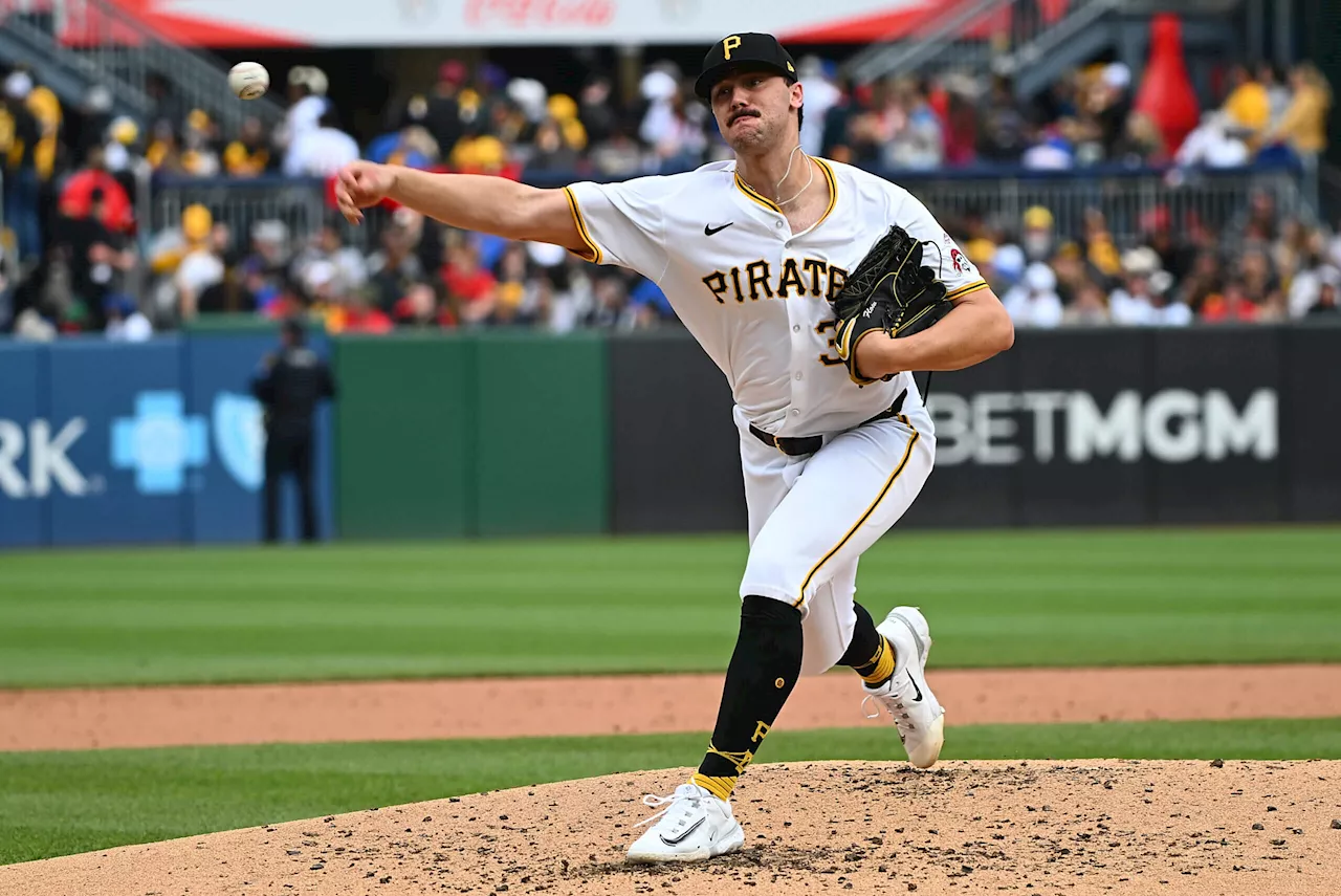 Pirates prospect Paul Skenes allows 3 runs, shows dominant stuff in hyped big-league debut