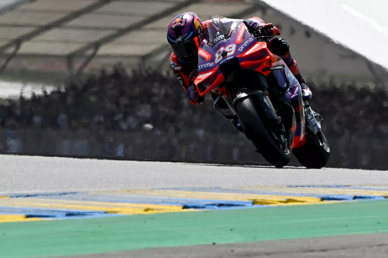 Martin survives crash to take pole for French MotoGP