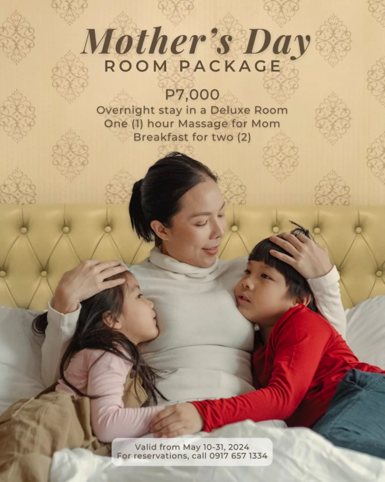 Treat mom to a relaxing getaway at Rizal Park Hotel