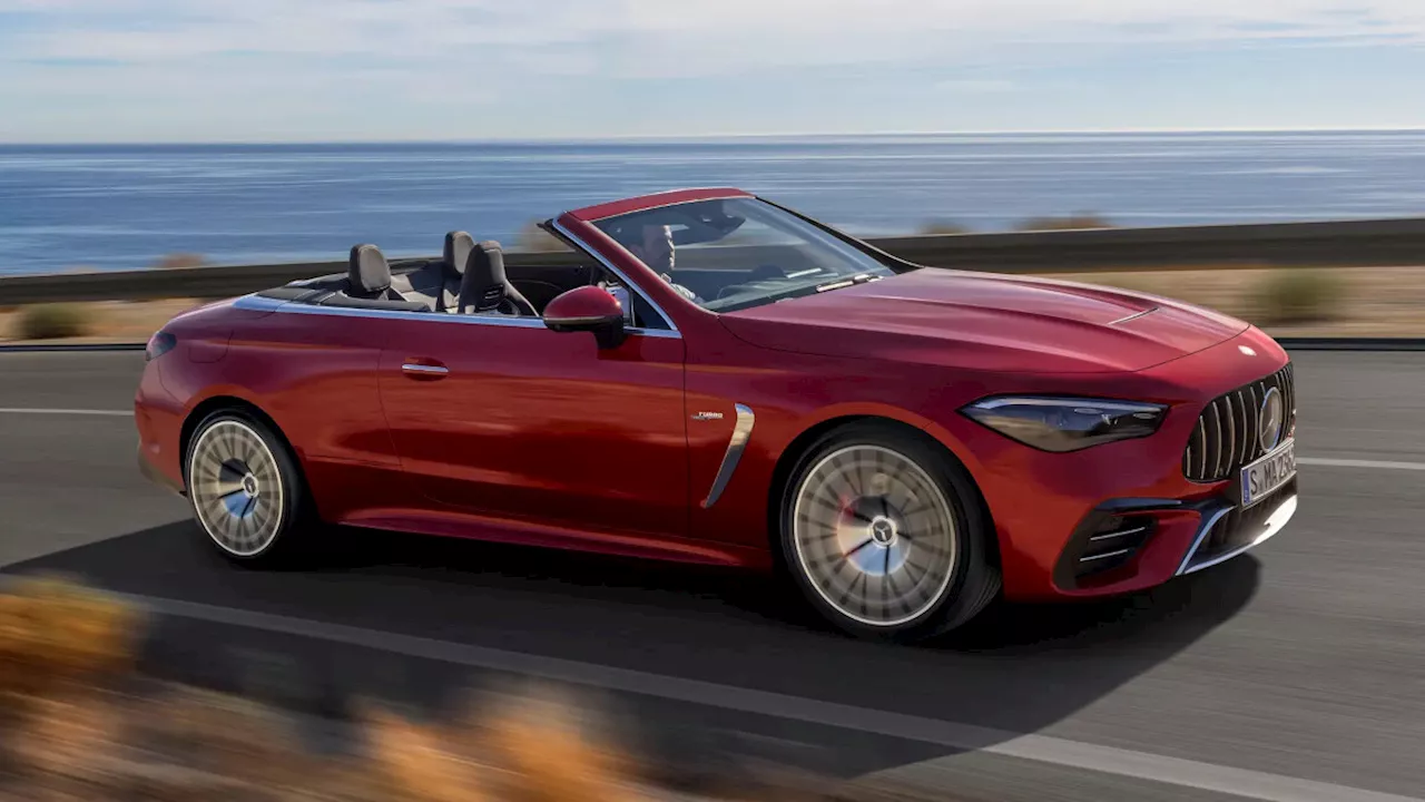 The AMG-fied Merc CLE53 Cabriolet now makes 443hp