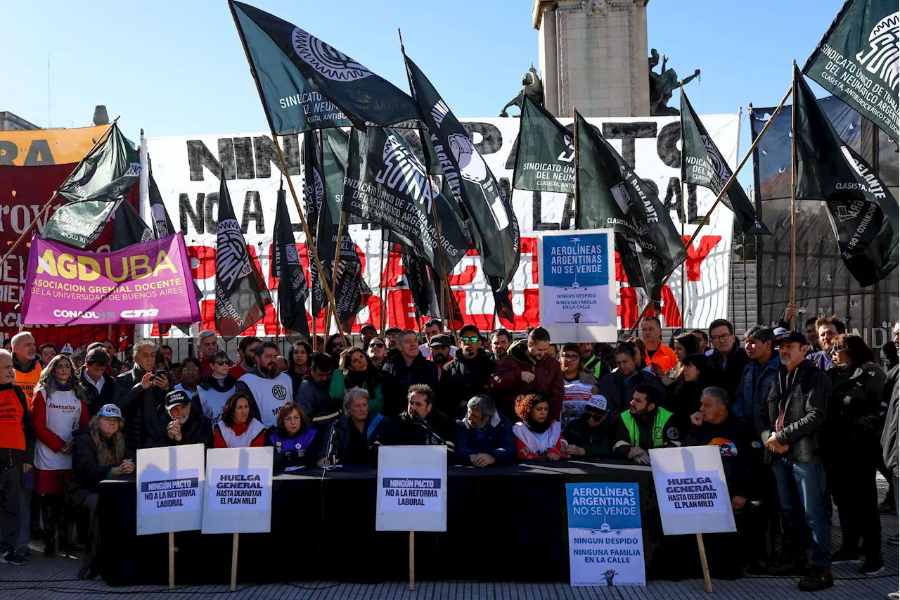 General Strike Brings Argentina to a Halt Over Milei Austerity Program