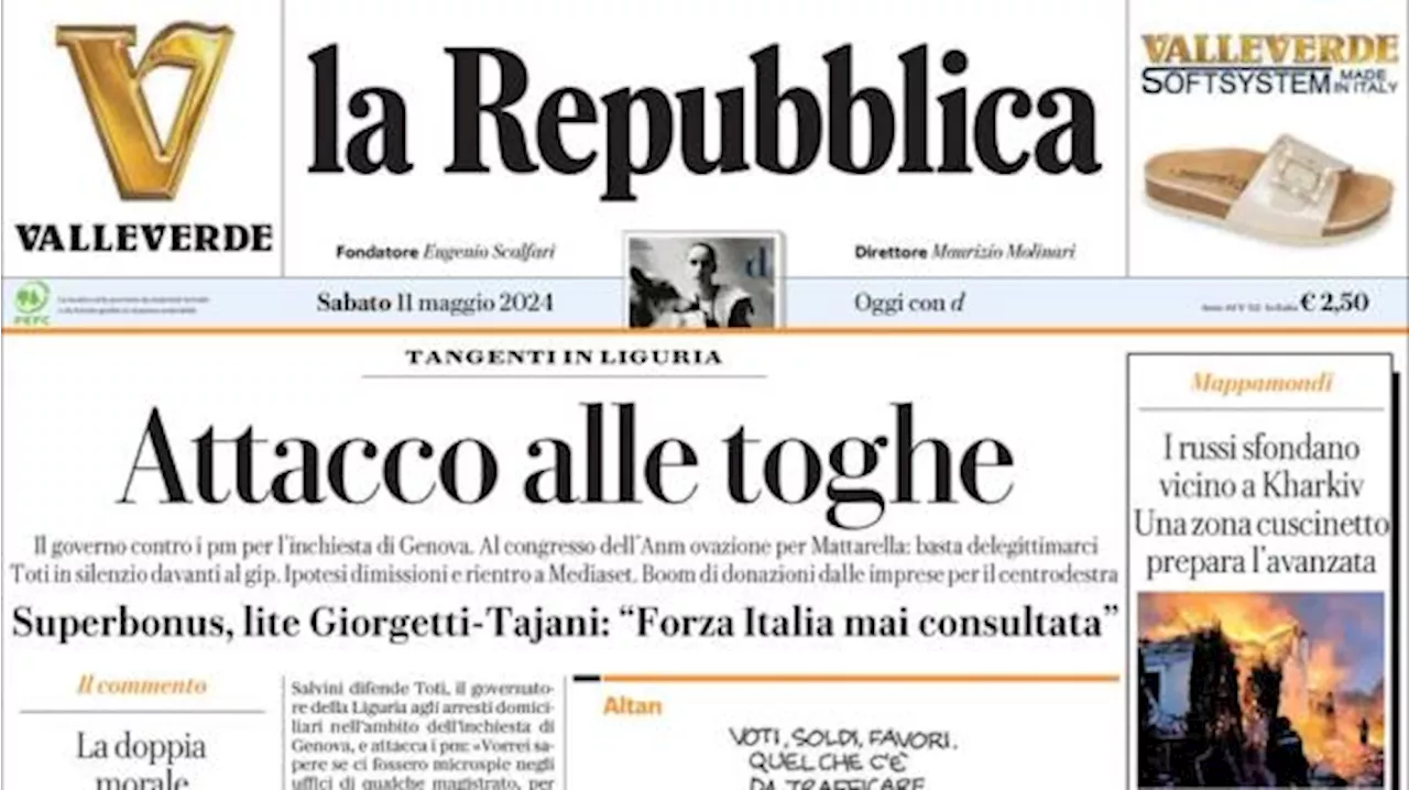 La Repubblica: 'Due di Coppe: Atalanta e Fiorentina guidano il ritorno della classe media'