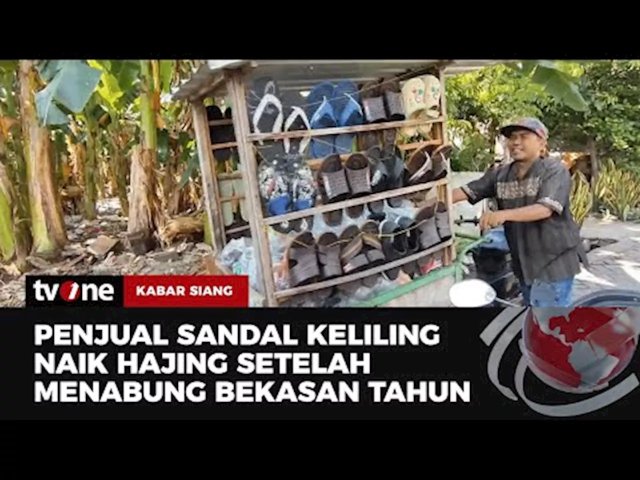 13 Tahun Menabung, Penjual Sandal Keliling Naik Haji | Kabar Siang tvOne